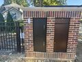 Installed mailbox, oversized pacakage drop, and Wave-to-Exit for personnel gate