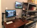 Workstation - Monitors for Tivo and serve control