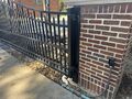 Cross-driveway IR beam-gate will reopen if a person/vehicle breaks the beam