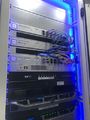 Server rack - Running virtual servers for private cloud, web hosting, email, security camera monitoring and recording, etc.