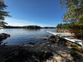 Beach and Dock - the water was unusually low