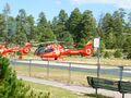 Fleet of EC130 helos