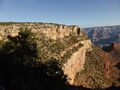 Looking into the canyon from the BA Trailhead