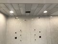 Basement Master Shower Ceiling Tile Installed