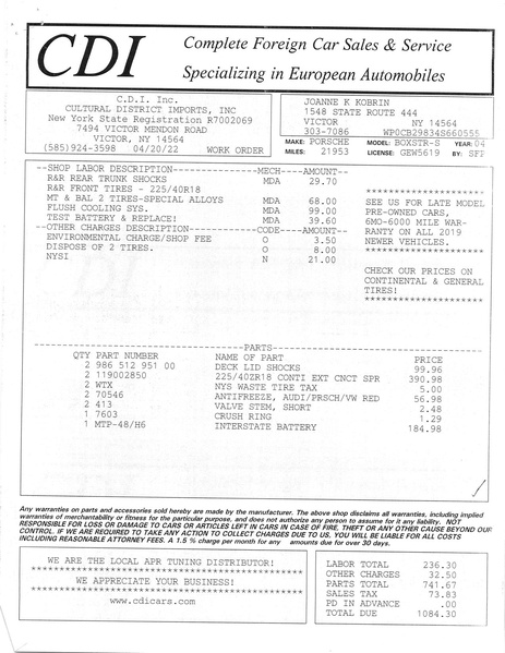 File:2022-CDI Flush coolant, front tires, replace battery, trunk struts.searchable.pdf