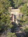 Part of the mining structure from the Orphan Lode Mine (Uranium)