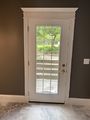 New all-glass backdoor with new style trim