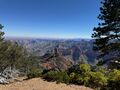 View from the north rim parking area