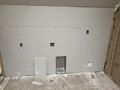 Drywall around the dryer vent