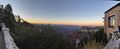 Panorama of the North Rim Lodge at Sunset