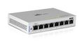 UniFi US-8 switches for office, family room, and master bedroom for multiple users (TV, Roku, DVR, etc.) - the distribution switches