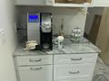 Main pantry counter with pro-level Keurig coffee machine (with direct water hook-up!)