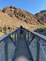 Tammy over the Colorado River