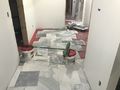 Starting basement tile